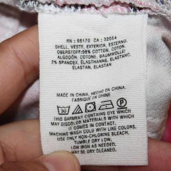 Pilcro and the Letterpress Multi Floral High Rise Skinny Jeans Women's Size 28 - Picture 13 of 13